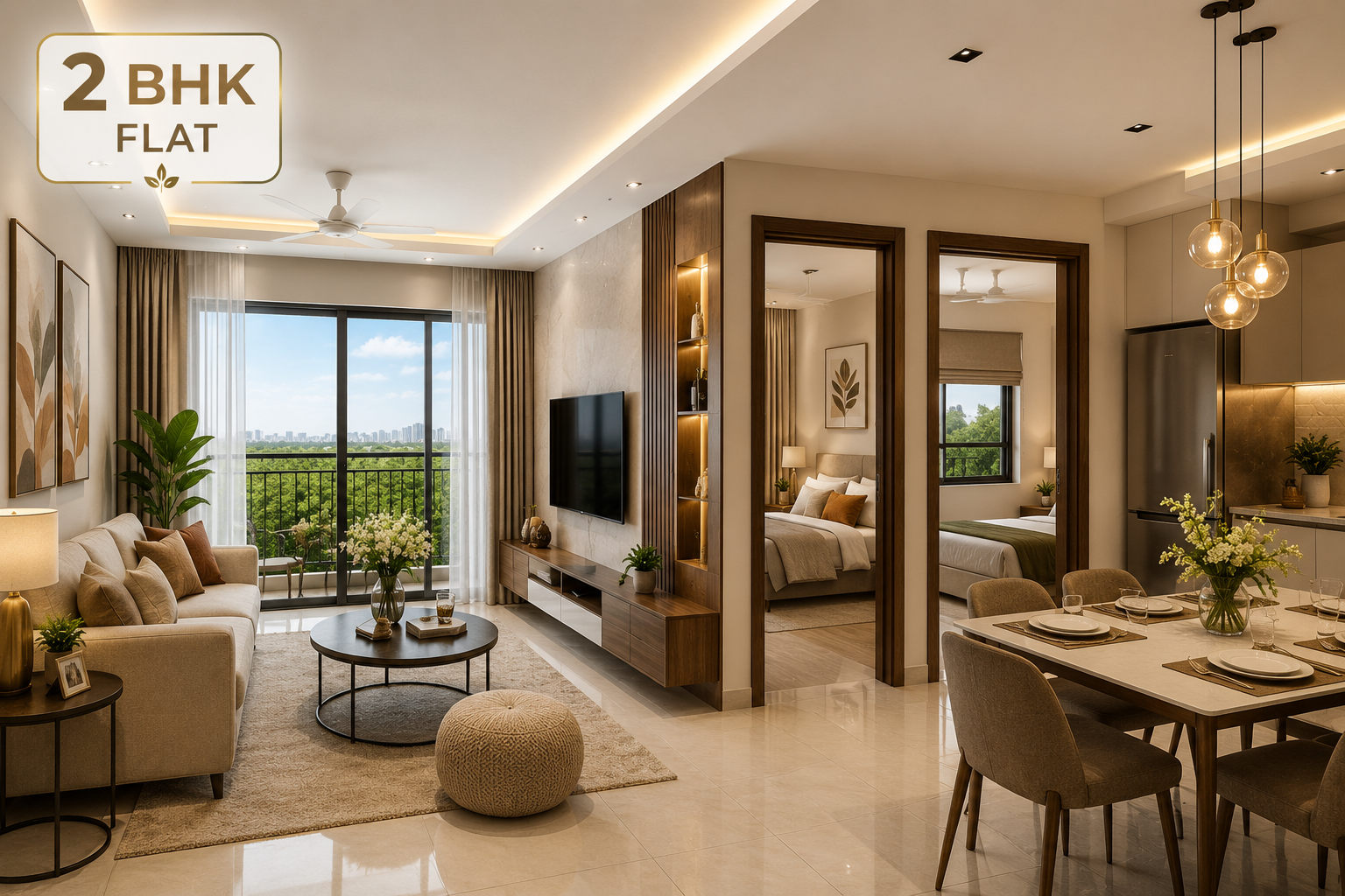 2 BHK Flat in Chhatarpur South Delhi